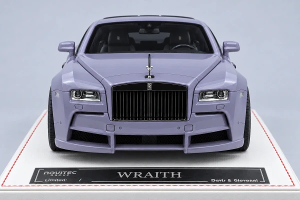 Rolls-Royce Wraith Overdose 灰紫色·黑色轮毂 1:18，封面