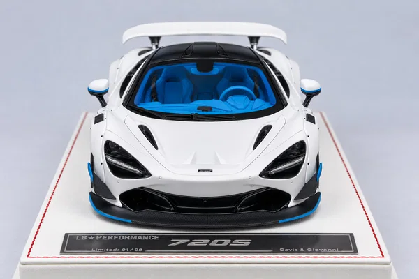 McLaren 720S Liberty Walk 白色·蓝色描边，封面